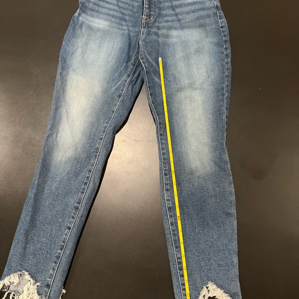 Lucky Brand Frayed Hem Blue Jeans